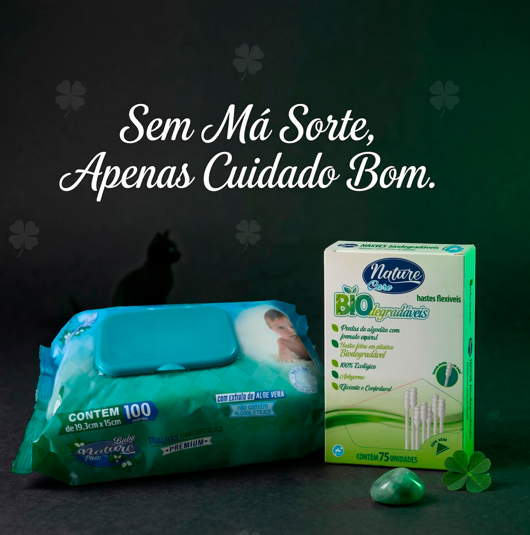 Nature — toalha e haste